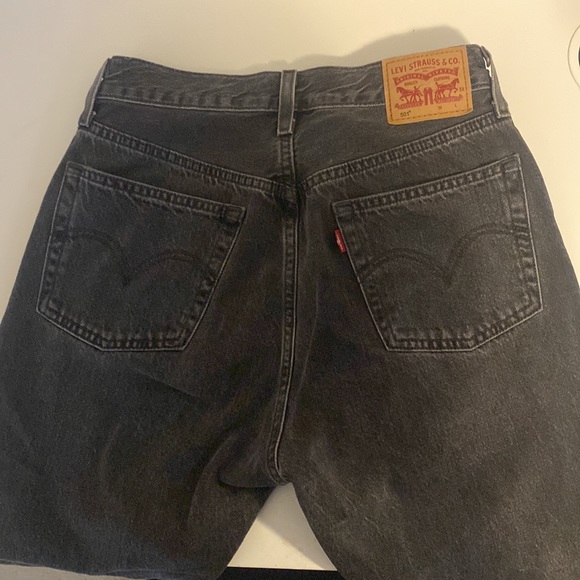 Levi’s 501 black jeans and size 27, 30 long - Picture 2 of 3